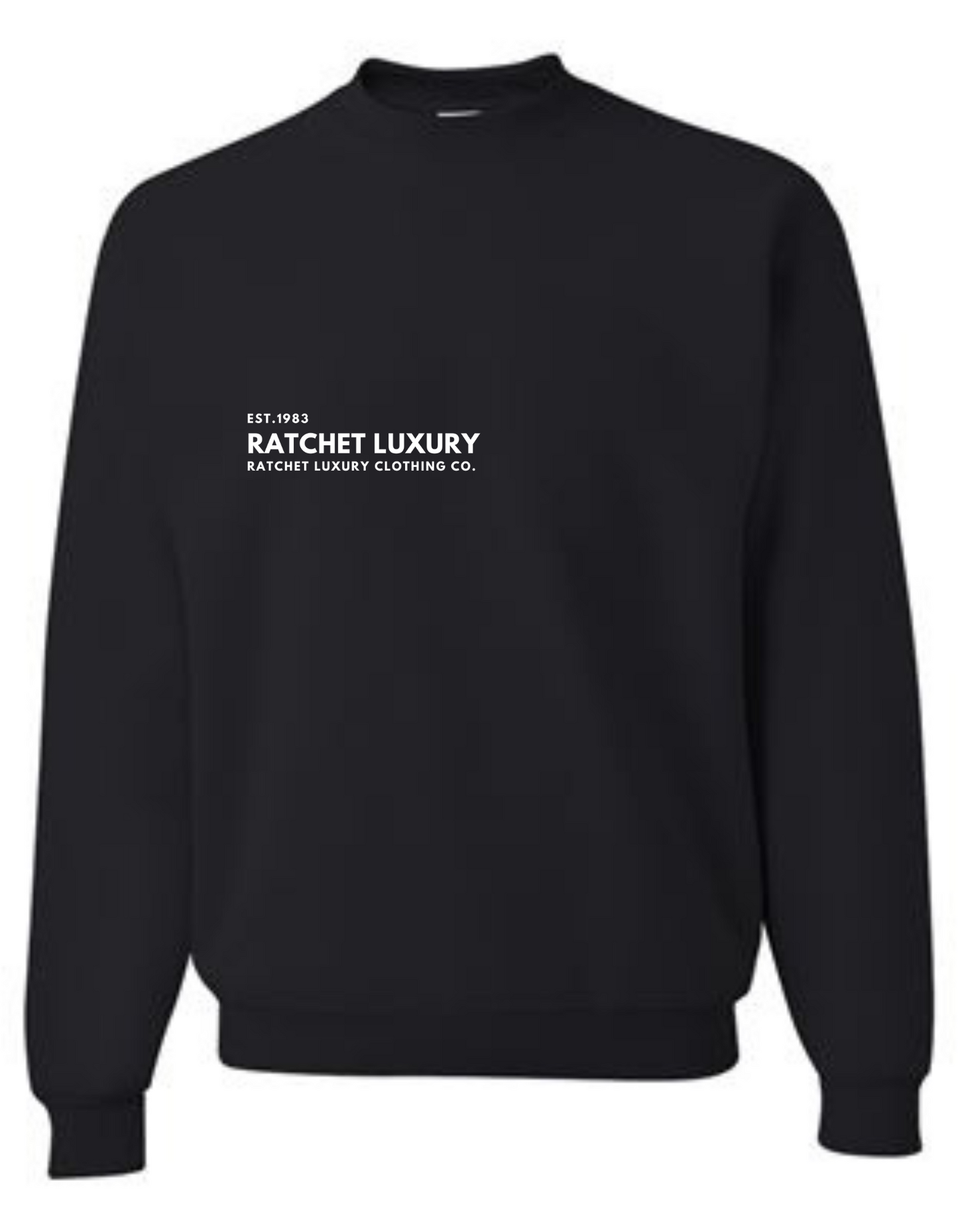 BLACK MEN ARE A VIBE CREWNECK - BLACK